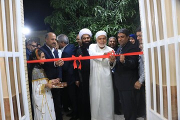 افتتاح کتابخانه عمومی نور گروک در هرمزگان