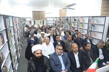 افتتاح کتابخانه عمومی نور گروک