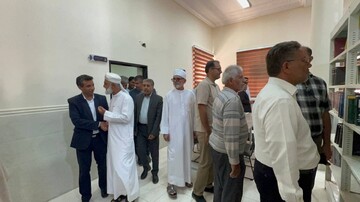 افتتاح کتابخانه سهروردی