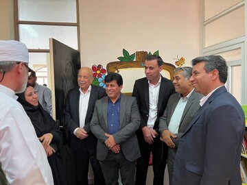 افتتاح کتابخانه سهروردی