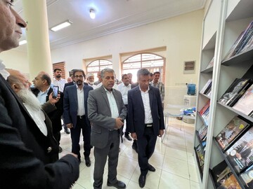 افتتاح کتابخانه سهروردی