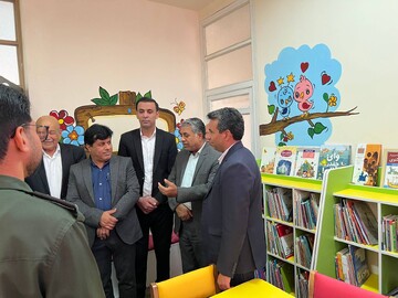 افتتاح کتابخانه سهروردی