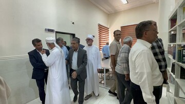 افتتاح کتابخانه سهروردی