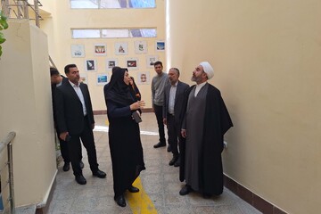 بازدید حجت‌الاسلام والمسلمین کریمی‌تبار، نماینده ولی‌فقیه در استان از کتابخانه مرکزی؛