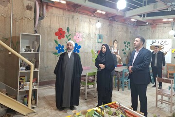 بازدید حجت‌الاسلام والمسلمین کریمی‌تبار، نماینده ولی‌فقیه در استان از کتابخانه مرکزی؛