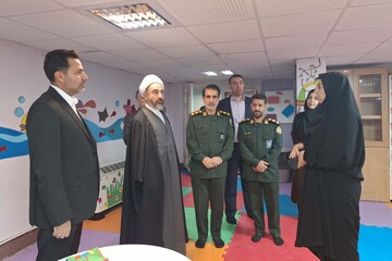 بازدید حجت‌الاسلام والمسلمین کریمی‌تبار، نماینده ولی‌فقیه در استان از کتابخانه مرکزی؛