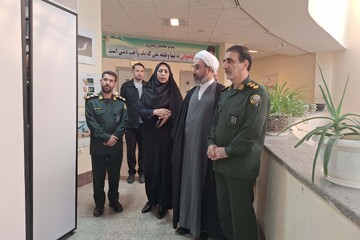 بازدید حجت‌الاسلام والمسلمین کریمی‌تبار، نماینده ولی‌فقیه در استان از کتابخانه مرکزی؛