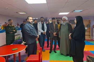 بازدید مسئول دفتر نمایندگی ولی فقیه در سپاه امیرالمومنین(ع) استان ایلام از کتابخانه مرکزی