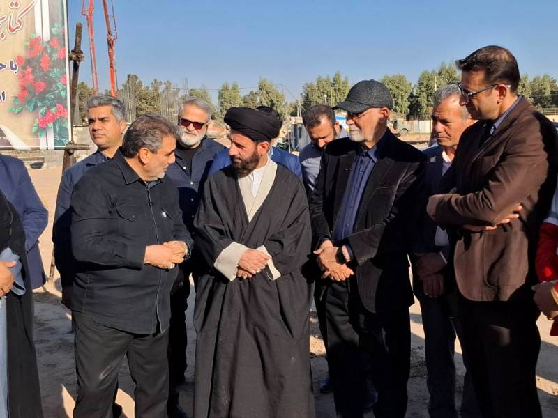 آیین کلنگ زنی اولین کتابخانه استاندارد شهر گرمسار برگزار شد