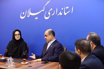 دیدار دبیرکل نهاد کتابخانه‌های عمومی کشور با استاندار گیلان