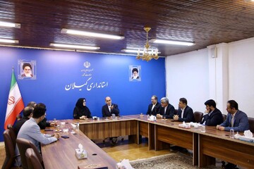 دیدار دبیرکل نهاد کتابخانه‌های عمومی کشور با استاندار گیلان