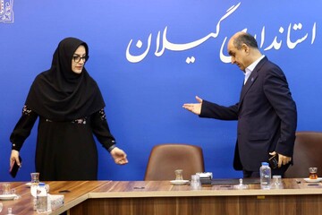 دیدار دبیرکل نهاد کتابخانه‌های عمومی کشور با استاندار گیلان