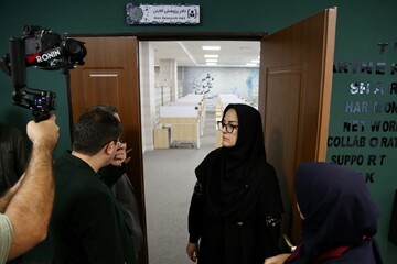 بازدید دبیرکل نهاد از کتابخانه مرکزی رشت