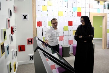 بازدید دبیرکل نهاد از کتابخانه مرکزی رشت