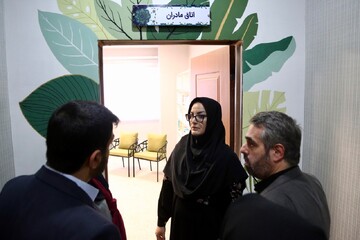 بازدید دبیرکل نهاد از کتابخانه مرکزی رشت