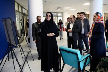 بازدید دبیرکل نهاد از کتابخانه مرکزی رشت