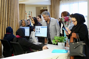 بازدید دبیرکل نهاد از کتابخانه مرکزی رشت