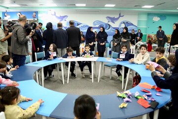 بازدید دبیرکل نهاد از کتابخانه مرکزی رشت