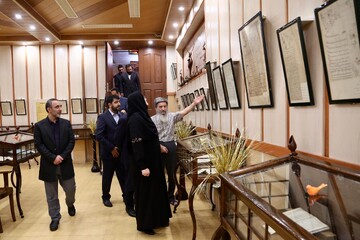 بازدید از کتابخانه ملی رشت