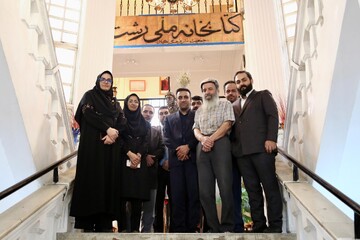 بازدید از کتابخانه ملی رشت