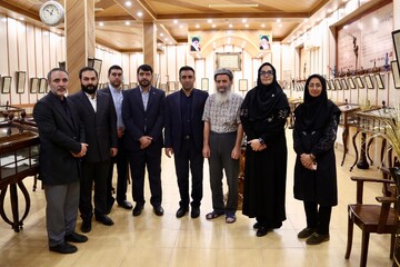 بازدید از کتابخانه ملی رشت