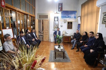 بازدید از کتابخانه ملی رشت