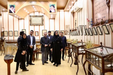 بازدید از کتابخانه ملی رشت