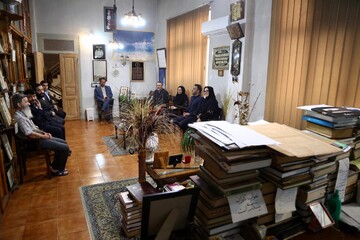 بازدید از کتابخانه ملی رشت