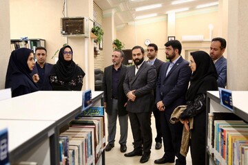 بازدید از کتابخانه خاتم‌الانبیا (ص)