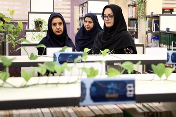 بازدید از کتابخانه خاتم‌الانبیا (ص)