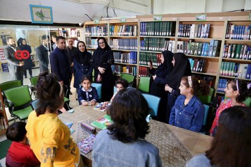 بازدید از کتابخانه امام حسن مجتبی (ع)