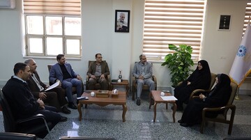 دیدار مدیرکل دیوان محاسبات با مدیرکل کتابخانه‌های عمومی آذربایجان‌ غربی