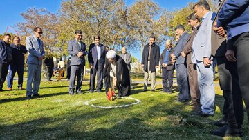 آیین کلنگ‌زنی اولین کتابخانه تخصصی خردمندان (سالمندان) کشور در زنجان