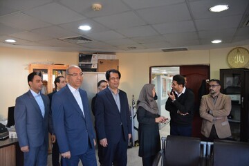 بازدید استاندار کرمانشاه از اداره کل کتابخانه های عمومی استان
