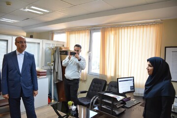 بازدید استاندار کرمانشاه از اداره کل کتابخانه های عمومی استان