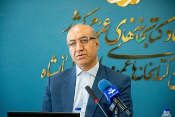 بازدید استاندار کرمانشاه از اداره کل کتابخانه های عمومی استان