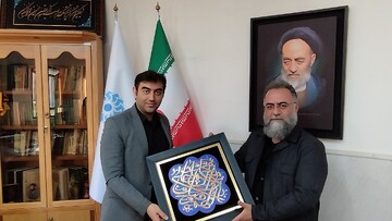 دیدار مدیرکل حوزه هنری با سرپرست قم