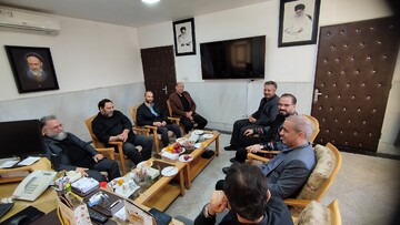 دیدار مدیرکل حوزه هنری با سرپرست قم