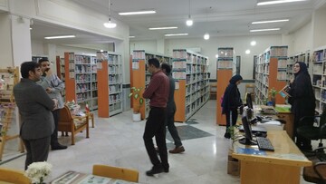 بازدید از کتابخانه نرگس قم