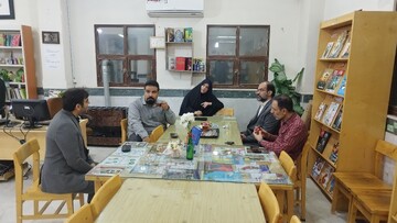 بازدید از کتابخانه نرگس قم