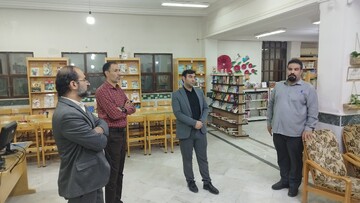 بازدید از کتابخانه نرگس قم