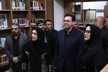 آیین بازگشایی کتابخانه دکتر باهنر شمیرانات