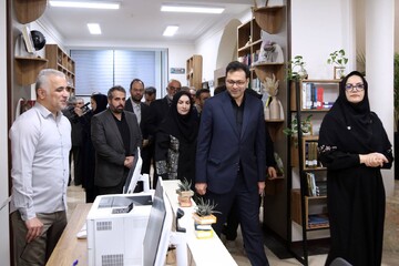 آیین بازگشایی کتابخانه دکتر باهنر شمیرانات