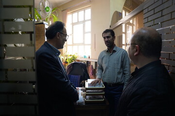 حضور نماینده مجلس شورای اسلامی در اداره کل کتابخانه های عمومی استان مرکزی