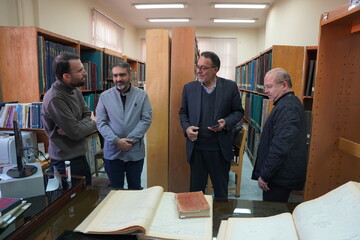حضور نماینده مجلس شورای اسلامی در اداره کل کتابخانه های عمومی استان مرکزی