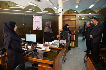 حضور نماینده مجلس شورای اسلامی در اداره کل کتابخانه های عمومی استان مرکزی
