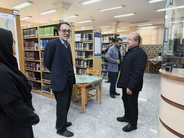 حضور نماینده مجلس شورای اسلامی در اداره کل کتابخانه های عمومی استان مرکزی