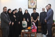 دیدار دبیرکل نهاد با خانواده شهید محمد فرهادی