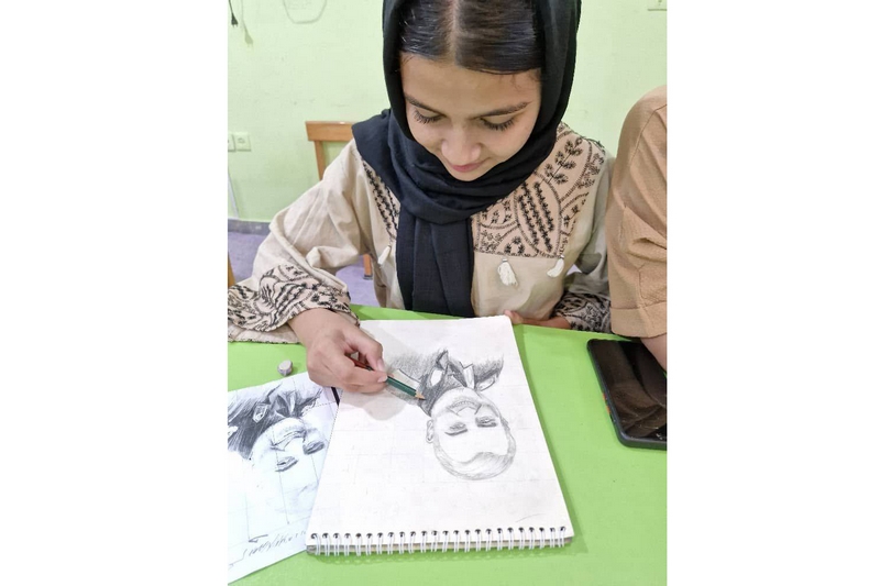 پرترههای ایثار، در قاب نگاه هنرمندانه کودکان و نوجوانان کاکی