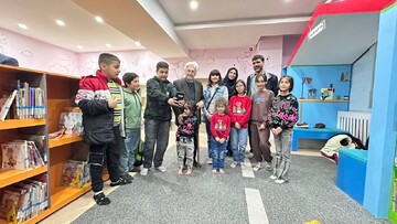 بازدید پروفسور ثبوتی چهره ماندگار فیزیک ایران از کتابخانه سیدافضل موسوی زنجان